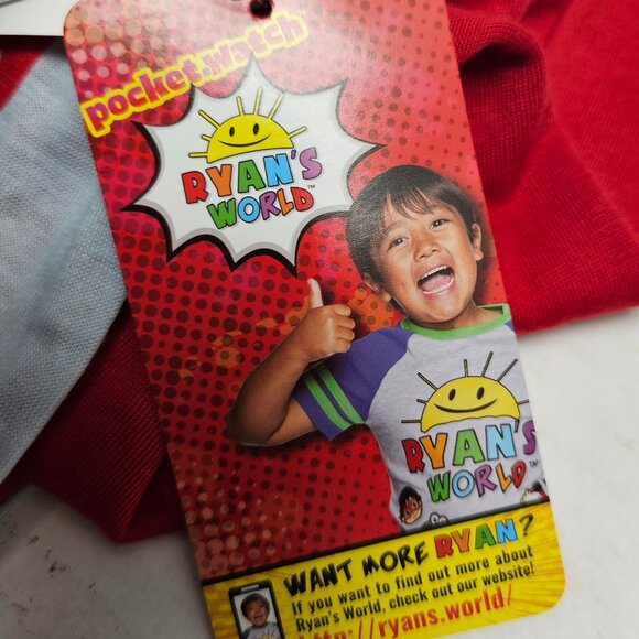 New Boys Girls Pjs Pajama Set 3 pc Socks Ryans World XS 4 5 Pocket Watch - Picture 8 of 16